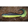 Twister REDBASS KIXTER L - 100 mm - DARK/SIGNAL YELLOW - UV COLOR