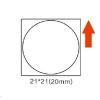Niimbot štítky R 21x21mm 300ks RoundB pro B21, B21S, B3S, B1 A2A18348301