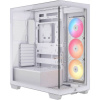 Corsair Geh Midi 3500X RSR ARGB midi tower PC skrinka, herné puzdro biela; CC-9011323-WW