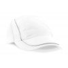 Beechfield čiapka so šiltom biela univerzálna veľkosť