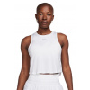Dámsky top Nike One Classic Dri-Fit Cropped Tank Top - Biely (L)