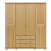 Casarredo FS-129 šatníková skriňa 4-dverová morenie dub
