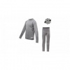 SENSOR MERINO ACTIVE SET dětské triko dl.rukáv + spodky šedá vel. 110; Šedá tričko, spodky