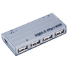 PREMIUMCORD USB 2.0 hub 4 porty s externím napájením ku2hub4