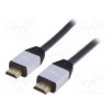 Cable HDMI 2.0 HDMI plug,both sides 3m black