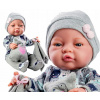 Paola Reina Realistické bábätko Bebita v sivom 45 cm