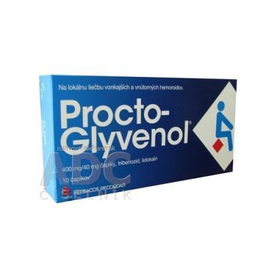 Novartis s.r.o. Procto-Glyvenol sup (blis.Al/PE) 1x10 ks