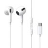 Slúchadlá BASEUS Encok C17 - s mikrofónom - USB-C - biele