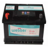 Autobatéria WEBBER 12V 55Ah, 460A + vľavo