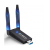Bezdrôtový USB 3.0 WiFi-6 adaptér 1800 Mbps PC WiFi adaptér 5,8 GHz 2,4 GHz