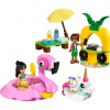 LEGO Friends 42658 - Zábava u bazénu s jednorožcem a plameňákem