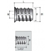 N/A Matica závrtná s límcam BU04 M6x20mm