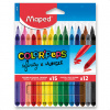 MAPED Pastelky Color'Peps Infinity 15ks +Fixy Color'Peps Jungle 12ks