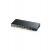 Zyxel GS1100-10HP v2, unmanage PoE 8x Gigabit, 2x Fiber Uplink, 130 Watt PoE (GS1100-10HP-EU0102F)