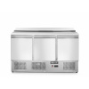 HENDI Trojdverový šalátový chladiaci stôl s odklopným vekom, 1365x700x888 mm | HENDI, 236178