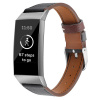 BStrap Leather Italy Large remienok na Fitbit Charge 3 / 4, black SFI006C06
