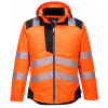 Portwest T400 HI-VIS Reflexná bunda do dažďa PW3 L, Fluorescenčno oranžová-Čierna