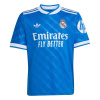 adidas Real Madrid Third Shirt 2025 2026 Juniors Blue 13 Years