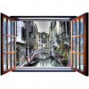 Fototapeta - FT5565 - Okno - Benátky 201cm x 145cm - Vliesová fototapeta