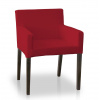Dekoria Návlek na stoličku s opierkami Nils, červená, návlek na stoličku Nils s opierkami, Etna, 705-60