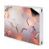 Dekoračný magnet na radiátor Abstrakce hexů 80x60 cm
