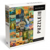 Oil Painting National Park Series - Collage - Explore Our National Parks -1000 Piece Puzzle (Hra)