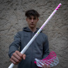 SALMING Q-Series TipCurve Pro F29 Shaft White-Pink 92cm (=103cm) pravá (pravá ruka dole)