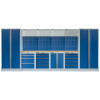 Kvalitní PROFI BLUE dílenský nábytek - 4535 x 2000 x 465 mm - MTGS1300AI Blue -