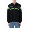 Mikina na zip Fabio QUARTARARO - MONSTER ENERGY (černá,zelená) M