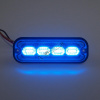 PREDATOR 4x4W LED, 12-24V, modrý, ECE R10