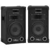 vidaXL Profesionálne pasívne hifi reproduktory 2 ks 800 W čierne - Čierna - 220145-216922