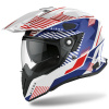 Prilba AIROH Commander BOOST White Blue Gloss Veľkosť: XXL (63-64 cm)