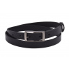 Kožený dámsky opasok 722-20-11 čierny pracka Zora