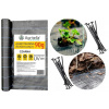 Agrotextília - Agrotkanín Mulching School Fabric Mat 1,6x100m + 50 vysokých podpätkov (Agrotkanín Mulching School Fabric Mat 1,6x100m + 50 vysokých podpätkov)
