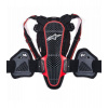 Chrbticový chránič nucleon KR-3 certifikácia CE2, ALPINESTARS (čierny / červený / šedý) Velikost: XS