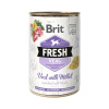 Konzerva pre psov Brit Fresh Veal with Millet 400 g
