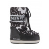 Dětské boty Moon Boot Icon Flower-JR-NA02 Black/White