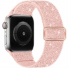 AppleKing trblietavý nylonový remienok s posuvnou prackou pre Apple Watch Ultra 49mm / 46mm / 45mm / 44mm / 42mm - ružový - možnosť vrátiť tovar ZADARMO do 30tich dní