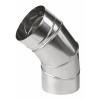 PRODMAX Nerezové komínové nastaviteľné koleno - priemer 80 mm, hrúbka steny rúry 0,6 mm, dymovod - jednoplášť