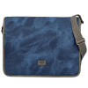 Veľká modrá moderná taška na notebook - Lee Cooper Aesculapius modrá
