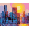 Slnko nad mrakodrapmi II, 40×50 cm, bez rámu a bez vypnutia plátna 6056730