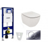 Geberit SET Duofix 111.300.00.5 +WCzávesné Id.Standard TESI +sedátko +Sigma01 ChrLesk 111.300.00.5 NF2