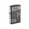 Zippo 25528 Zippo Newsprint Design