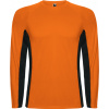 Roly Pánske športové tričko SHANGHAI L/S Farba: FLUOR ORANGE/BLACK, Veľkosť: M