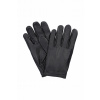 Rukavice - Čierne hmatové kožené rukavice próchnik l (Čierne hmatové kožené rukavice próchnik l)