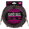 Ernie Ball Braided Instrument Cable Straight/Straight 18ft - Purple Python