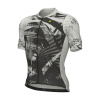 ALÉ Cyklistický dres s krátkym rukávom - PALM PR-E - biela/zelená 2XL