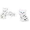 Strieborné náušnice 925 pre dievčatá Mačky (Strieborné náušnice 925 pre dievčatá Mačky)