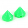 Plastové hroty 10 x 10 mm Zelená Svetlá Reflexná