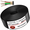 MAS-Premium Uzemňovací kábel napájací kábel 100 m NYY-J 4x1,5 mm² elektrický kábel